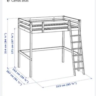 Litera doble madera STORA IKEA