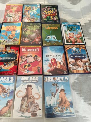 Lote Películas DVD Disney Pixar