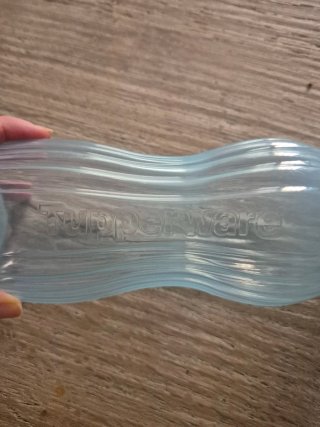 Bottiglia Eco Tupperware Blu Trasparente