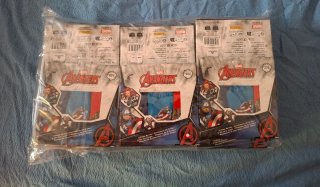 Pack 3 slips niño Marvel