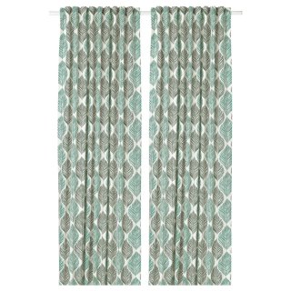 Cortinas Ikea Hojas Verdes