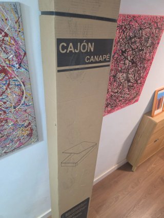 Cajon Canape 150x200 cm nuevo sin somiere