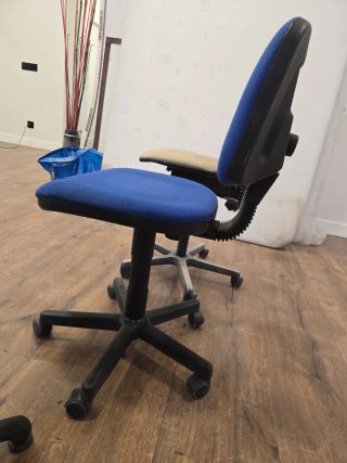Pack de 3 sillas de oficina y taller.