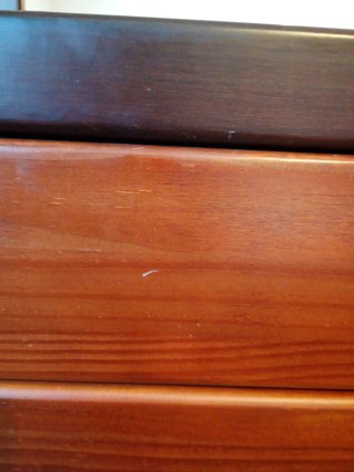 Dormitorio completo de madera maciza