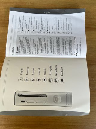Manuale Originale Xbox 360 Elite Multilingue