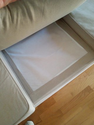 Sofá Ikea beige tela