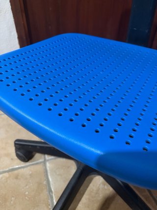 Silla Escritorio Elevable Azul