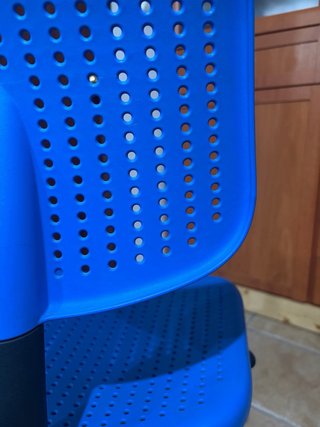 Silla Escritorio Elevable Azul