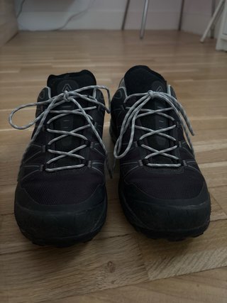 Zapatillas Asolo Trekking Montaña Negras y azules