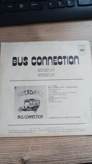 Vinilo Single Bus Connection Super Tango