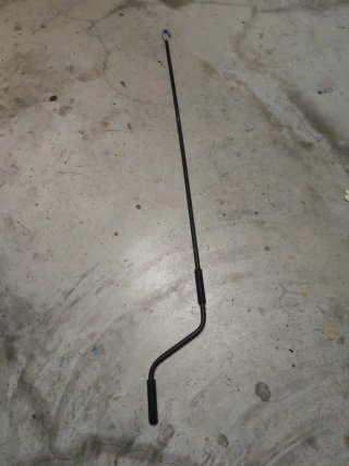 Manivela Toldo Negra 150cm
