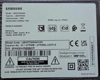 Televisor Samsung Negro