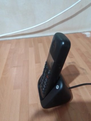 Teléfono Fijo Motorola Negro