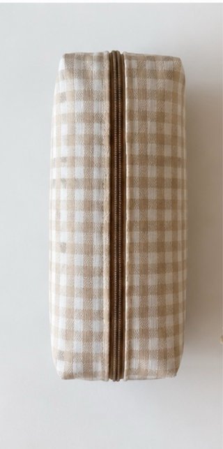 Estuche de tela hecho a mano