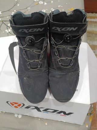 Botas de moto IXON hombre negras