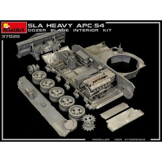 Maqueta SLA APC tanque T-54 con hoja topadora