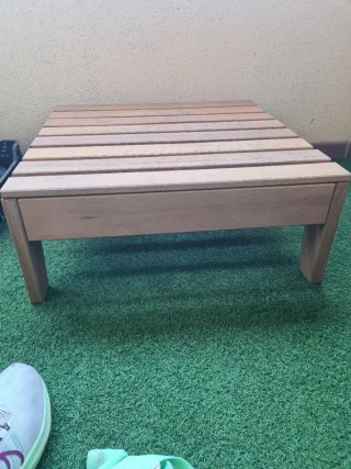 Hoy Oferta Mesa de madera para balcón o interior