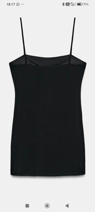 Vestido mini Zara negro