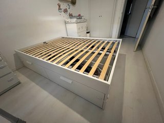 Cama 2 plazas 140x200 con 4 cajones y somier