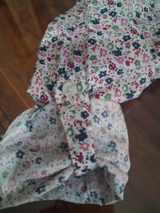Camisa estampada floral manga larga