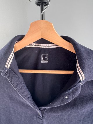Polo azul marino Decathlon Talla S