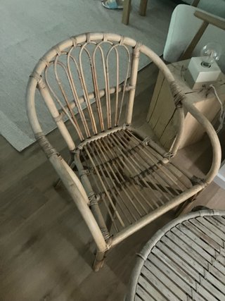 Mesa y Sillas de Terraza Ratán