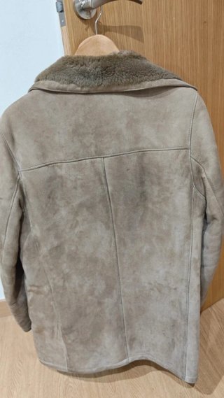 Chaqueta de cordero doble faz artesanal