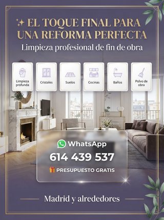 LIMPIEZA DE FIN DE OBRAS