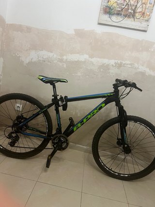 Bicicleta B-PRO Montaña Negra/Verde