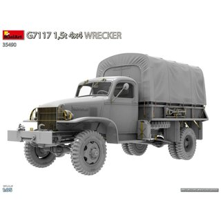 Maqueta camión militar G7117 1,5t 4x4 Wrecker Kit