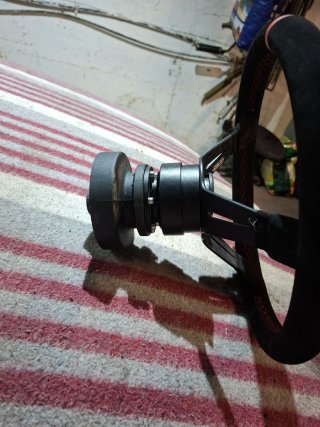 Volante desplazado para drift/grip bmw