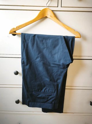 Traje Zara Hombre Azul Petróleo.