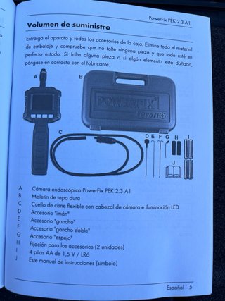 Cámara Endoscópica POWERFIX