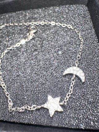 Pulsera S925 Luna y Estrella