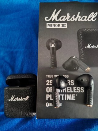 Marshall Minor III Auriculares Inalámbricos Negro