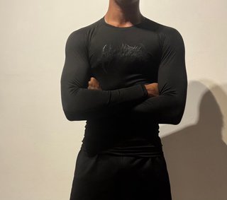 Maglia termica nera taglia S