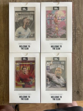 Lote 4 cartas Club Legacyz numeradas