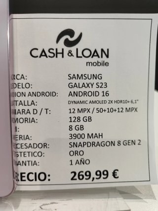 Samsung Galaxy S23 128GB Rosa