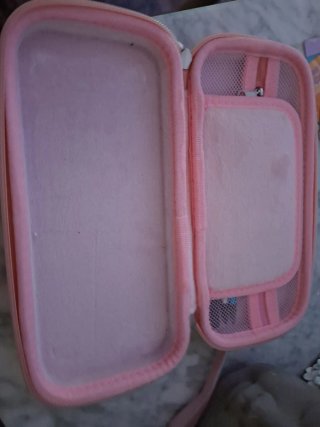 Funda Nintendo Switch Lite Rosa Patitas