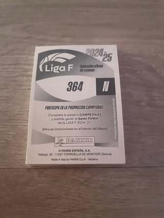 Cromos Liga F 24/25.