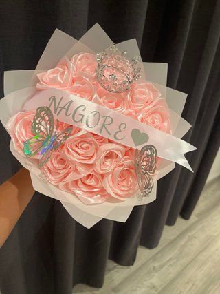 Ramo de flores de tela personalizado