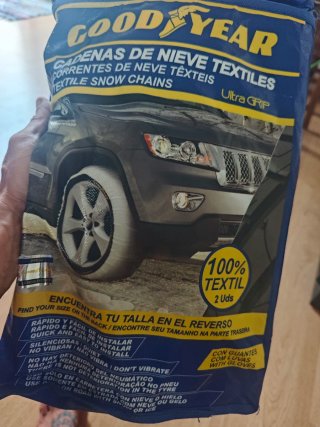 Cadenas de nieve textiles Goodyear