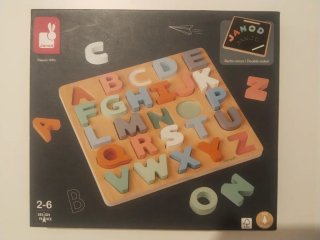 Puzzle Abecedario Janod Madera Nuevo Sin Abrir