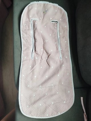 2 Colchonetas Silla Paseo Rosa Lunares. 12€ unidad