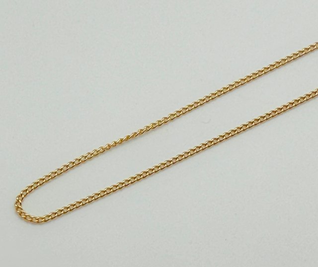 Cadena barbada oro 18k 2.54 gr