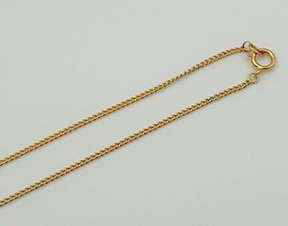 Cadena barbada oro 18k 2.54 gr