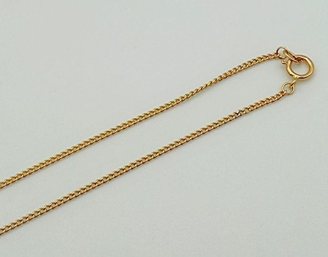 Cadena barbada oro 18k 2.54 gr