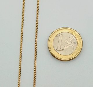 Cadena barbada oro 18k 2.54 gr