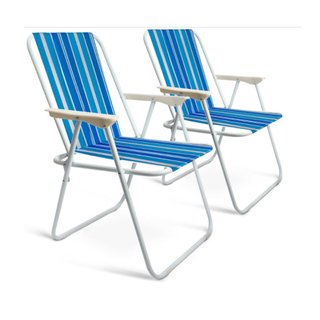 2 Sillas Plegables Playa Piscina Nuevas