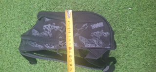 Mochila Negra con Diseño Capitán América